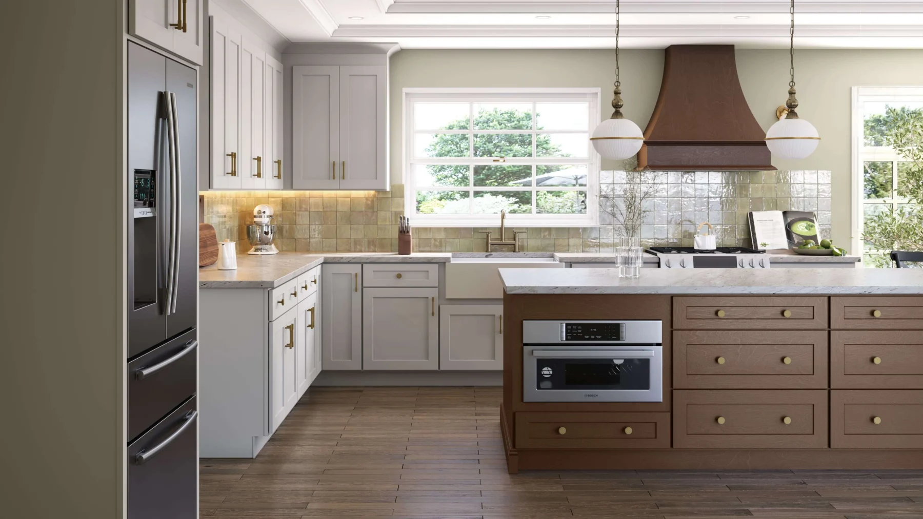 Brandy Shaker in a finished kitchen