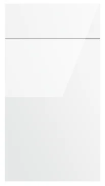 Glossy White cabinet door