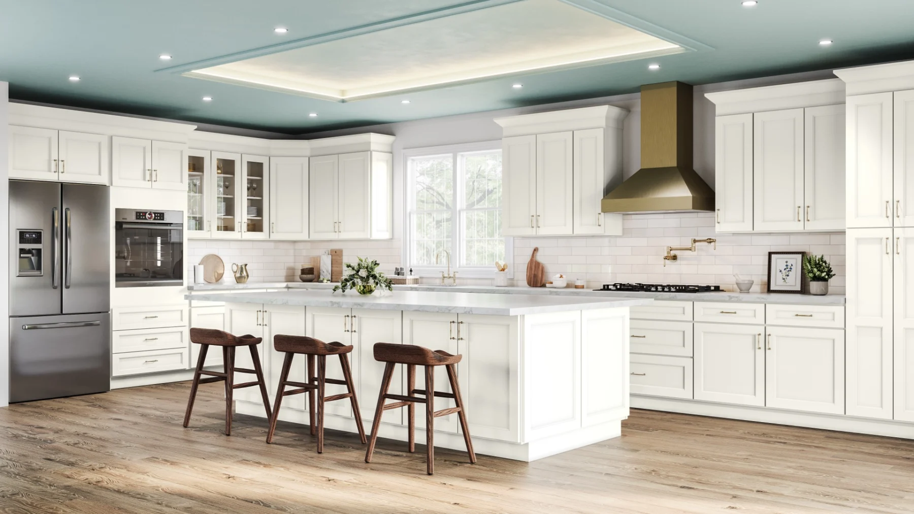 Henley Drift in a finished kitchen