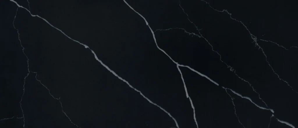 Marquina Midnight quartz slab
