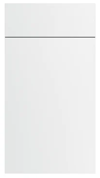 Matt White cabinet door