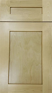 Shaker Natural Wood cabinet door