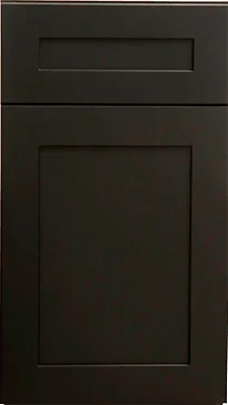 Charcoal Black Shaker cabinet door