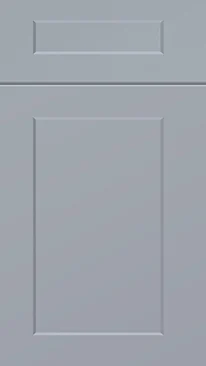 Shaker Gray (Natural Interior) cabinet door