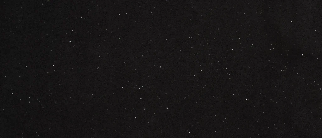 Sparkling Black quartz slab