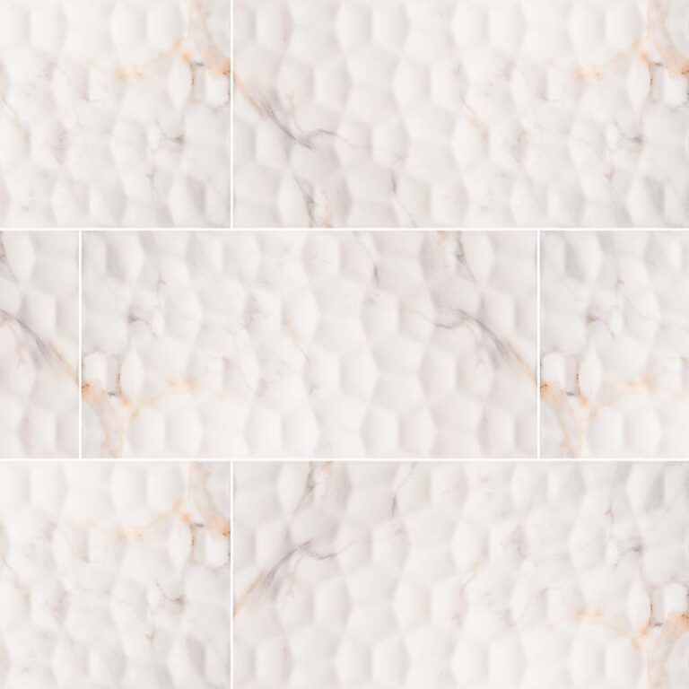 Adella Viso Calacatta 12×24 Satin Wall ceramic backsplash tile