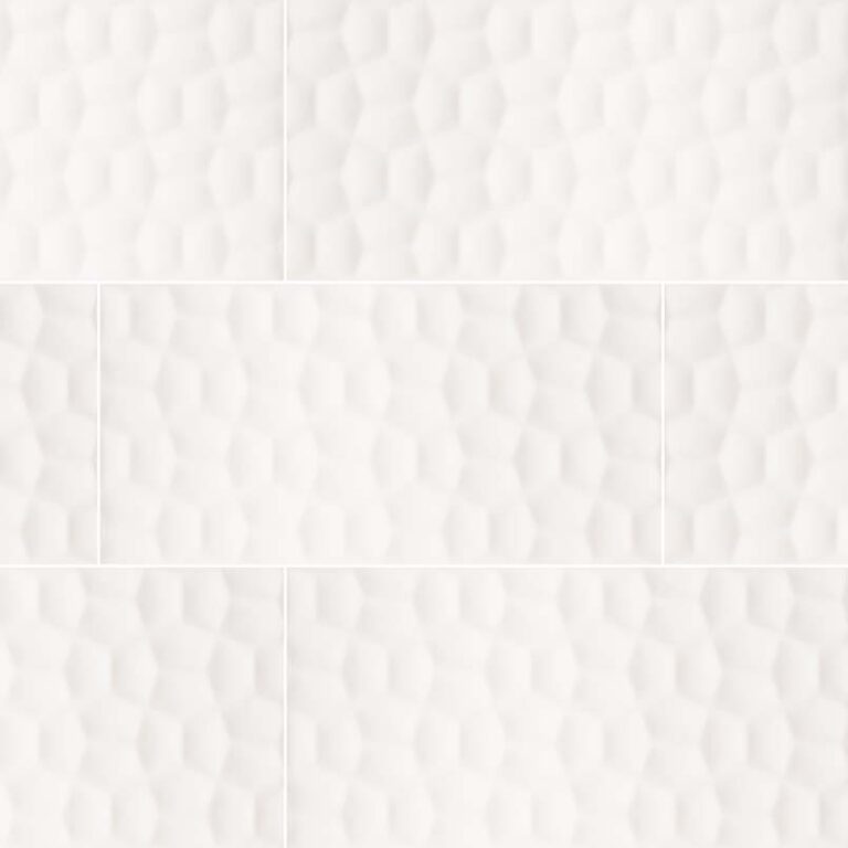 Adella Viso White 12×24 Satin Wall ceramic backsplash tile