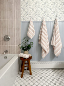 Vera Anne Pattern Polished styled in a finished room