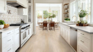 Angora Floralis Polished styled in a finished room