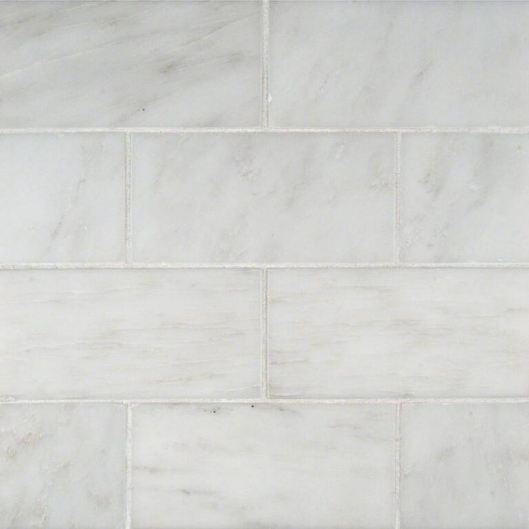 Arabescato Cararra Subway Tile 3×6 Honed natural stone backsplash tile