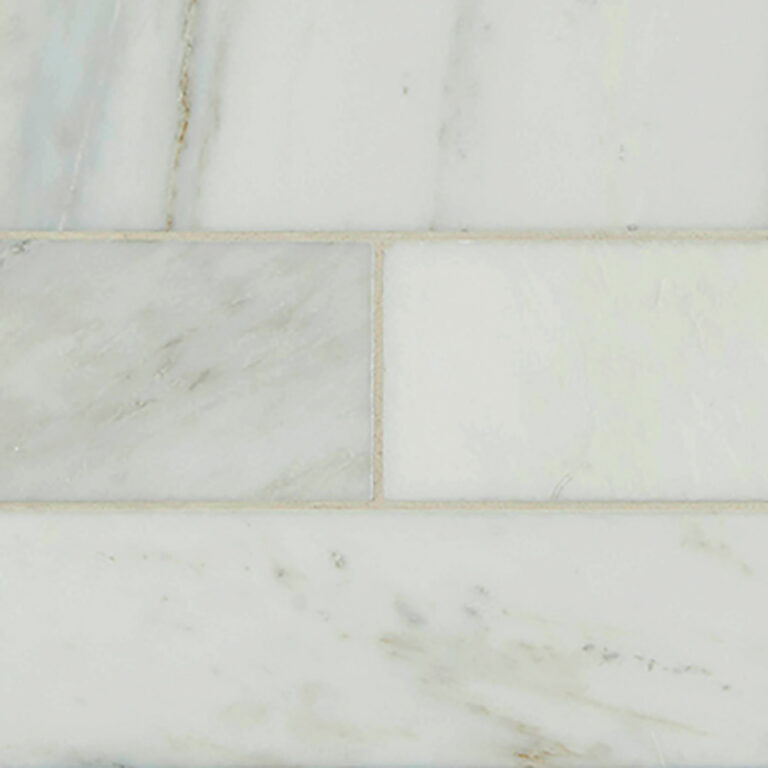 Arabescato Carrara Subway natural stone backsplash tile