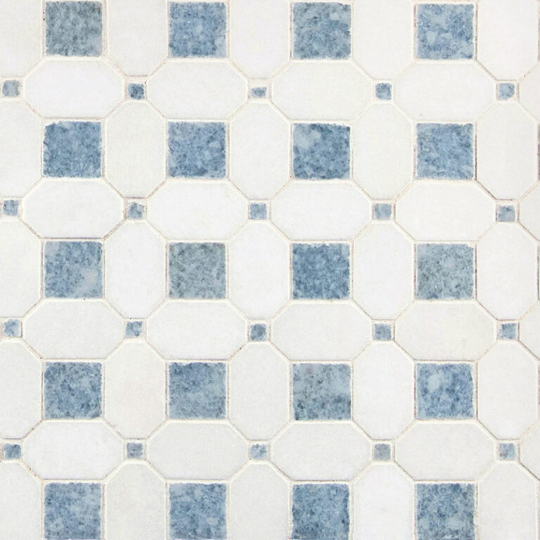 Azula Hatchwork glass backsplash tile