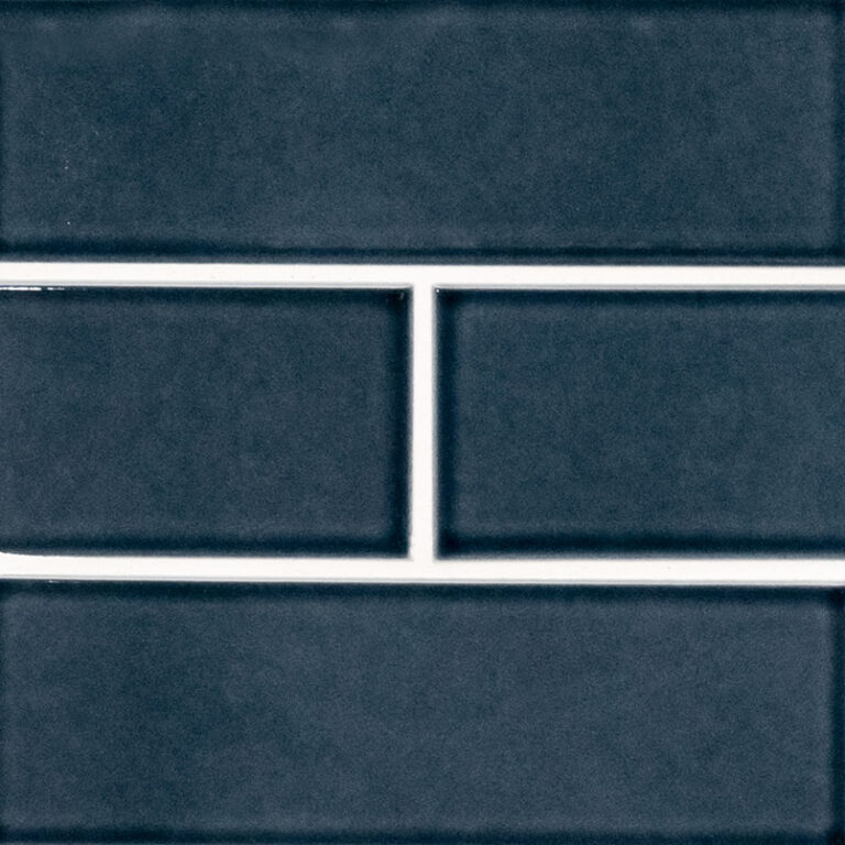 Bay Blue Glazed Handcrafted 4×12 ceramic backsplash tile