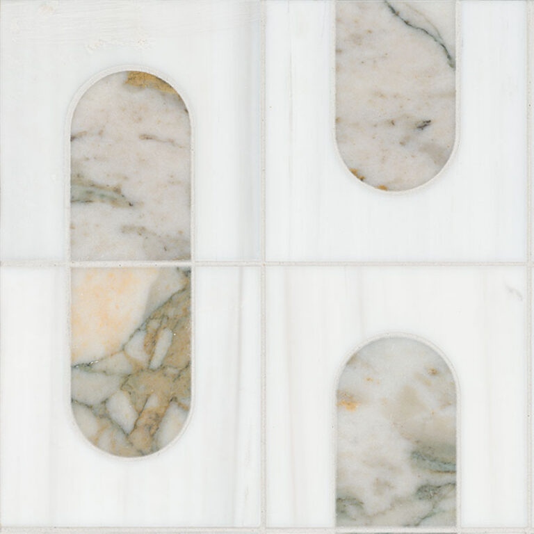 Bianco Dolomite Moderno Polished natural stone backsplash tile