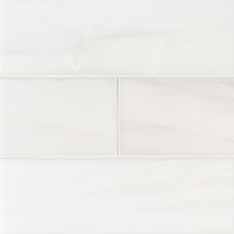 Bianco Dolomite Polished Subway Tile 4×12 natural stone backsplash tile