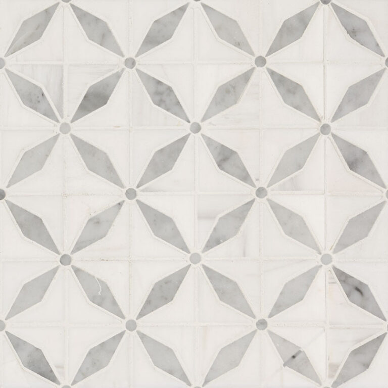 Bianco Starlite Polished Marble Mosaic natural stone backsplash tile
