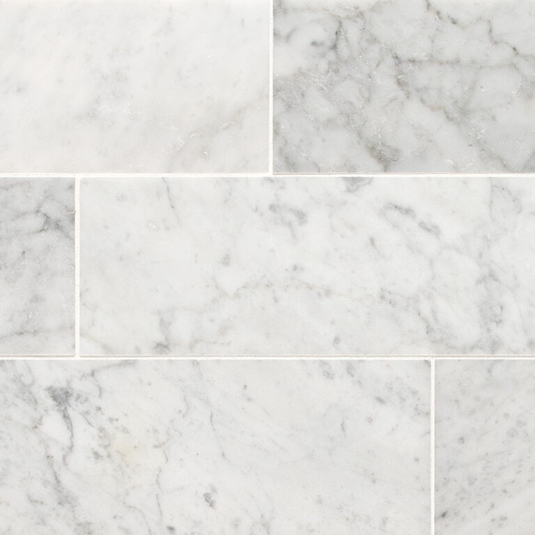 Carrara White 4×12 Honed Subway natural stone backsplash tile
