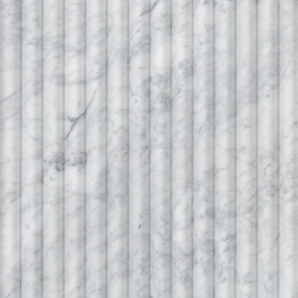 Carrara White Milano Ribbo 12×24 Honed backsplash tile