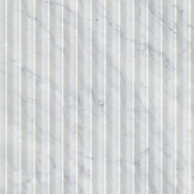 Carrara White Valentino Fluto 12×24 Honed natural stone backsplash tile