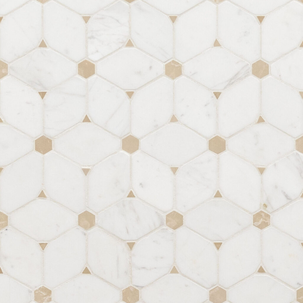Cecily Pattern Polished backsplash tile