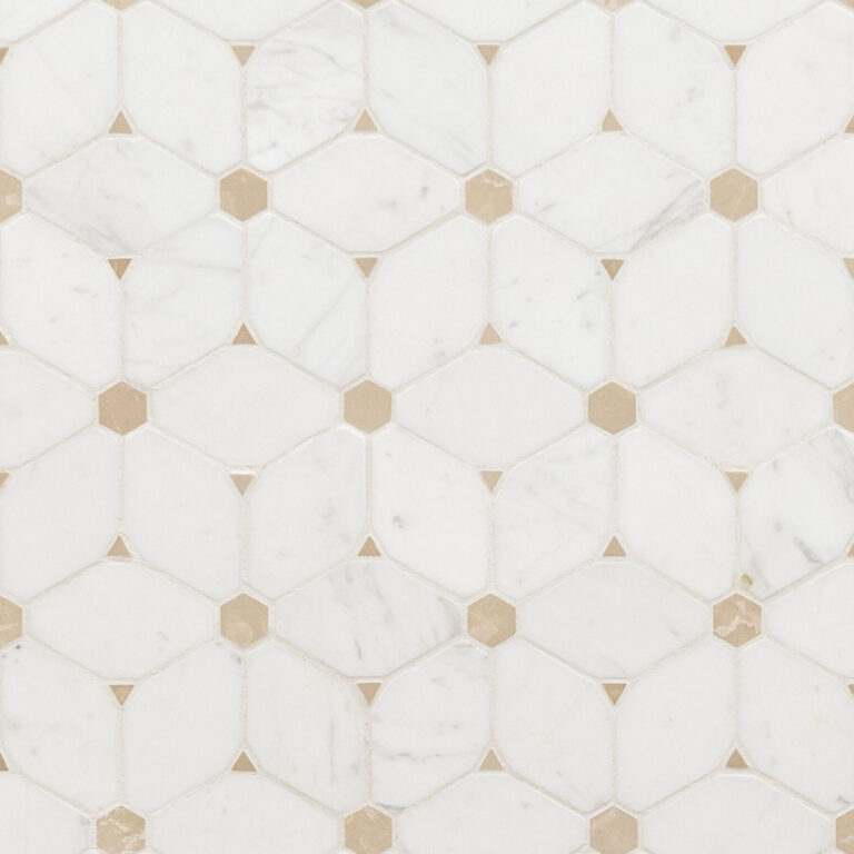 Cecily Pattern Polished natural stone backsplash tile