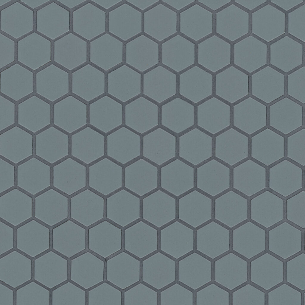 Cielo Azul Hexagon Glossy backsplash tile