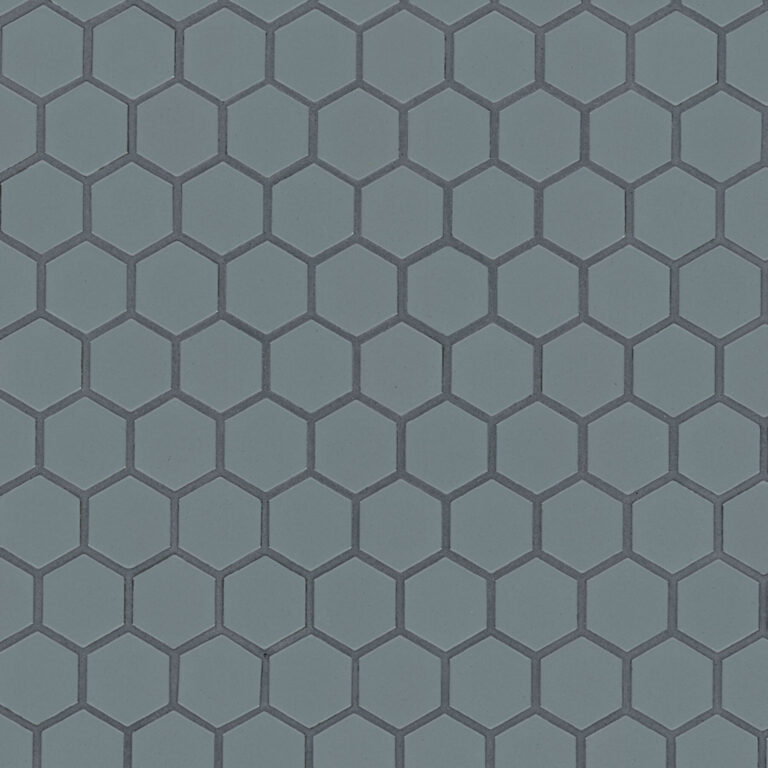 Cielo Azul Hexagon Glossy porcelain backsplash tile