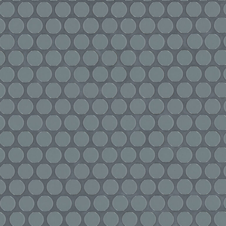 Cielo Azul Pennyround Glossy porcelain backsplash tile