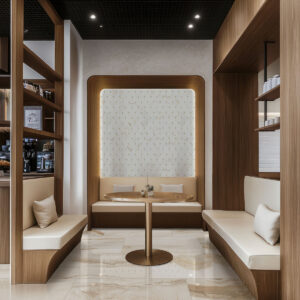 Citadel Gold Trident styled in a finished room