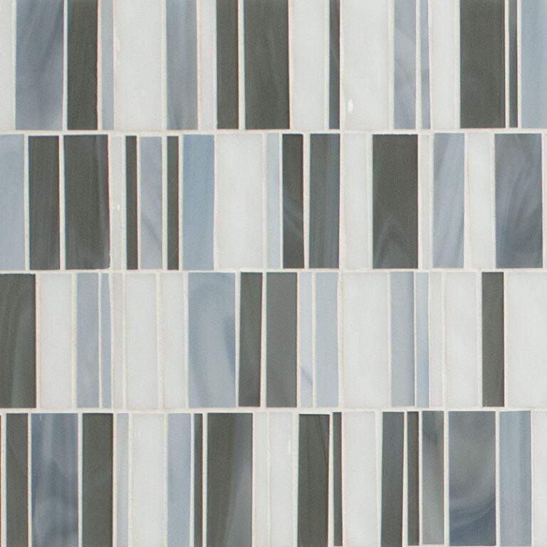 Citi Stax Lapis 3mm glass backsplash tile