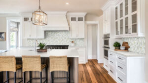 Cloudland 2″ Hexagon Polished styled in a finished room