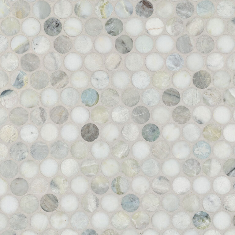 Cloudland Round Pattern Polished glass backsplash tile