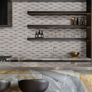 Convex ash styled in a finished room