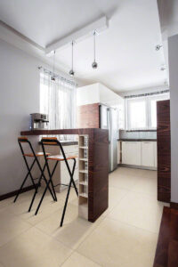 Aria Cremita styled in a finished room