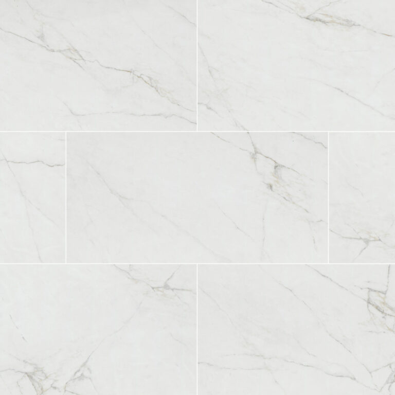 Dymo Calacatta White 12×24 Glossy ceramic backsplash tile