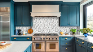 Edessa Scallop Polished styled in a finished room