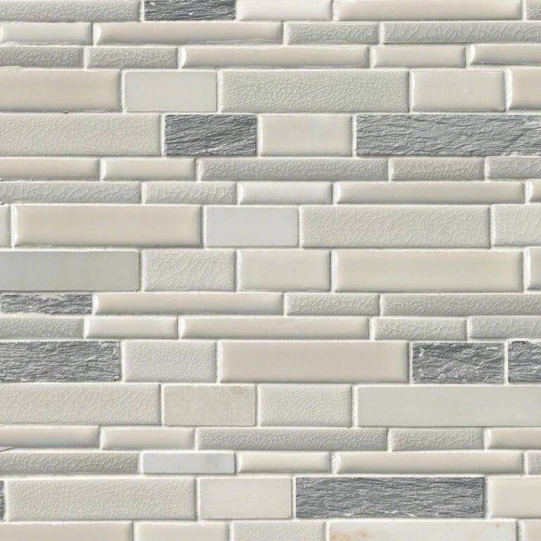 Everest Interlocking Pattern 8mm porcelain backsplash tile