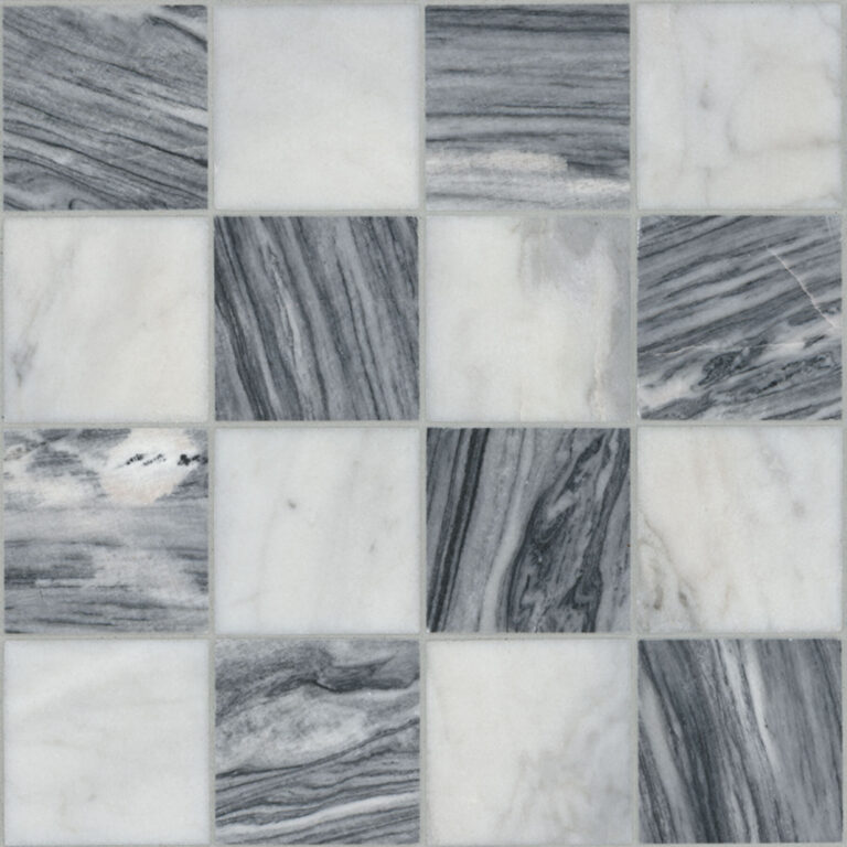 Firenze Blend 3×3 Polished glass backsplash tile