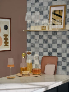 Firenze Blend 3×3 Polished styled in a finished room