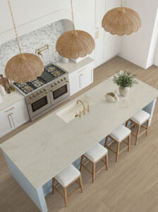 Pearla Arabesque 8mm styled in a finished room