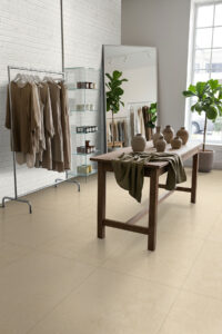 Architecta Greige styled in a finished room