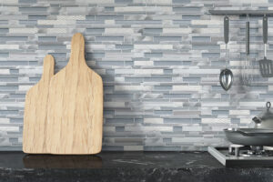 Harlow Interlocking 8mm styled in a finished room