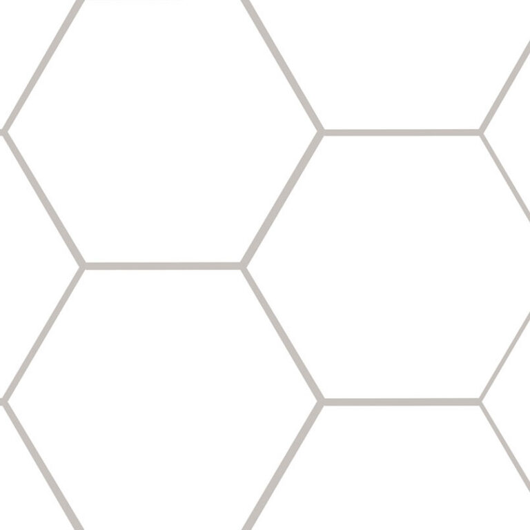 Hexley Ecru Hexagon porcelain backsplash tile