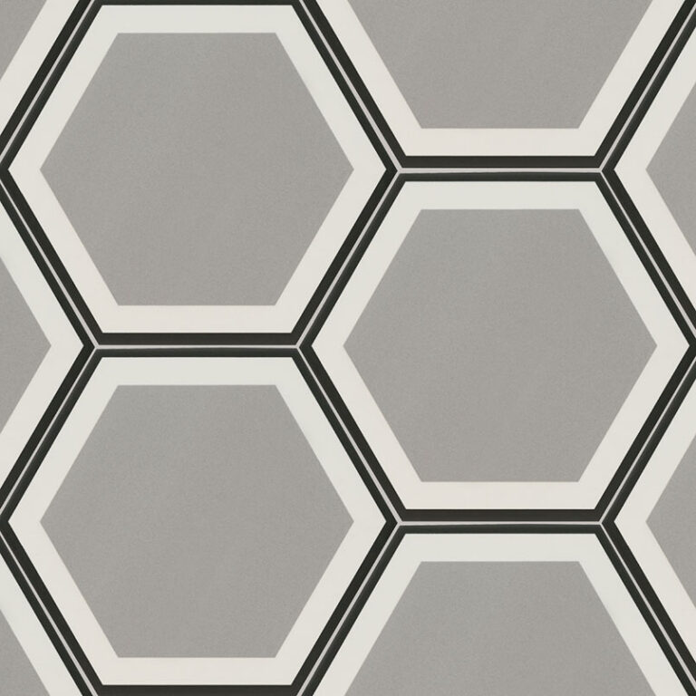 Hexley Hive Hexagon porcelain backsplash tile