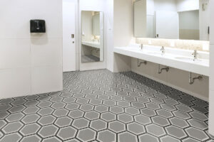 Hexley Hive Hexagon styled in a finished room