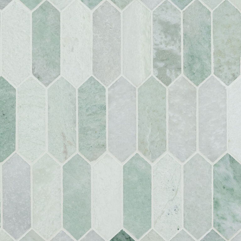 Icelandic Green Picket Polished natural stone backsplash tile