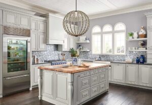 tm indigo product page”> Kenzzi ™ Indigo styled in a finished room