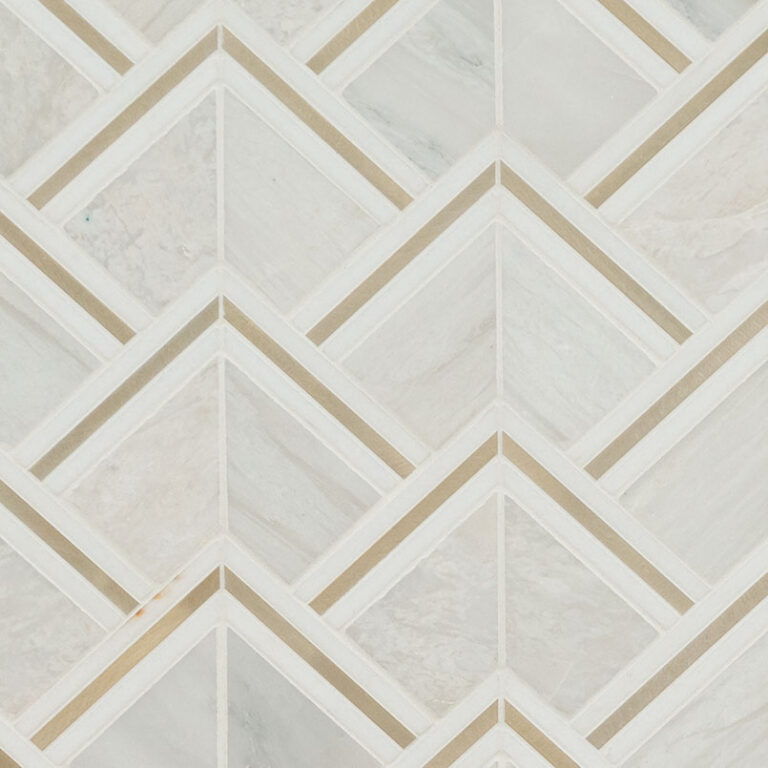 Luxor Kona Gold Pattern mixed materials backsplash tile