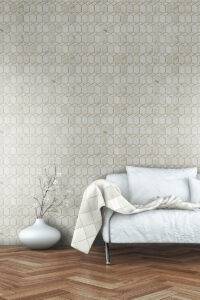Luxor Royal Link Gold Pattern styled in a finished room