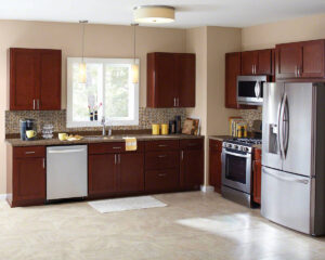 Manhattan Blend Pattern 8mm styled in a finished room